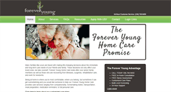 Desktop Screenshot of foreveryounghomecare.com